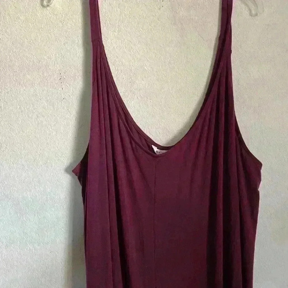 Athleta Burgundy Nighttime Bliss V-Neck Sleep Loungewear Romper Jumpsuit Size 3X - Picture 3 of 12